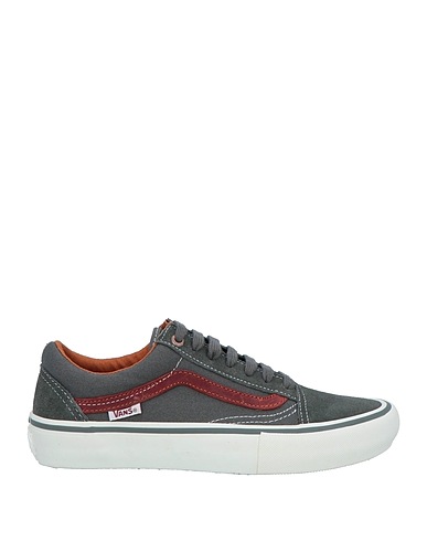 VANS Sneakers Plomo Piel, Fibras textiles
