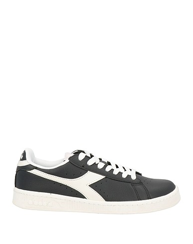 DIADORA Sneakers Black Soft Leather, Textile fibres