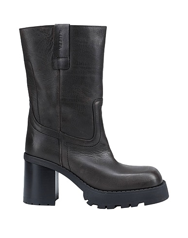 MIISTA Ankle boot Dark brown Calfskin