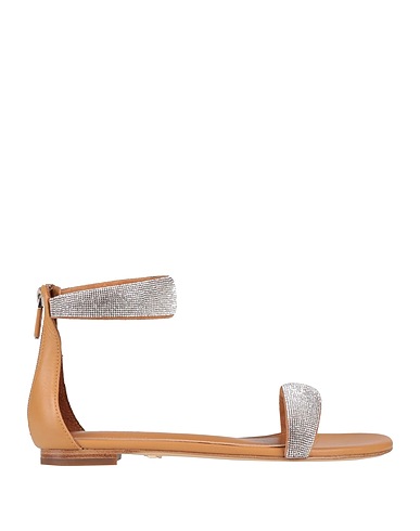 LOLA CRUZ Sandalen Kamel Leder