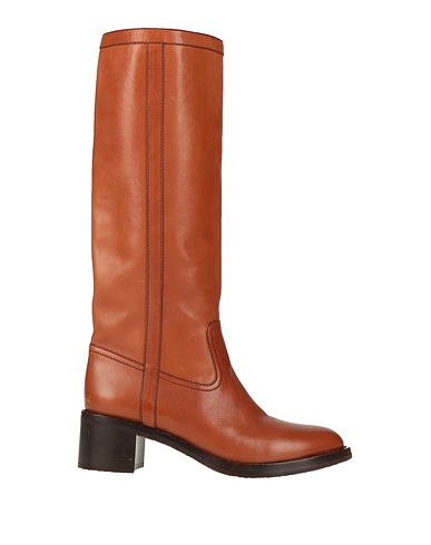 CELINE Boots Tan Soft Leather
