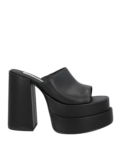 STEVE MADDEN Sandals Black Soft Leather