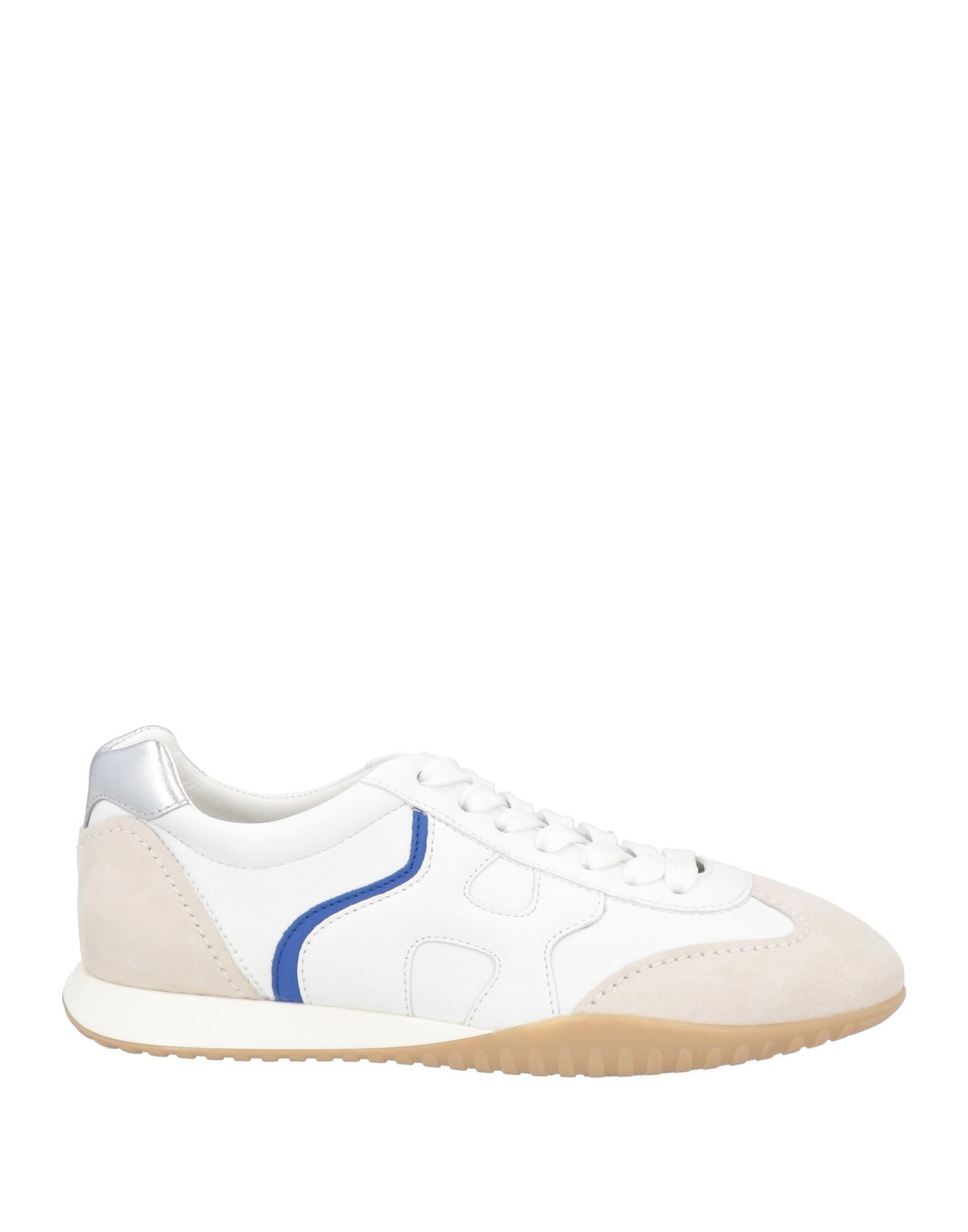 スニーカー Fabiana Filippi White Leather Sneakers With Classic Lace-Up Fabiana Filippi White Leather Sneakers With Classic Lace-up