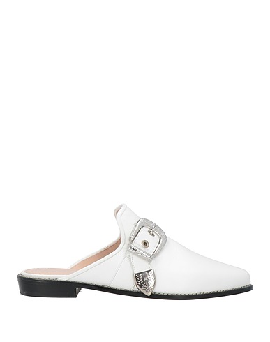 STUART WEITZMAN Mules and clogs White Leather