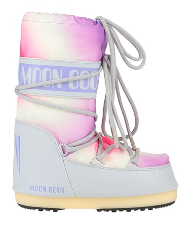 MOON BOOT Boots MB ICON TIE DYE Light grey Textile fibers