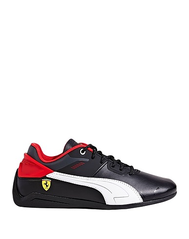 PUMA x FERRARI Sneakers Black 100% Polyester, Textile fibers