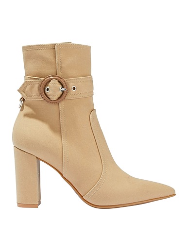 GIANVITO ROSSI Ankle boot Beige Textile fibres
