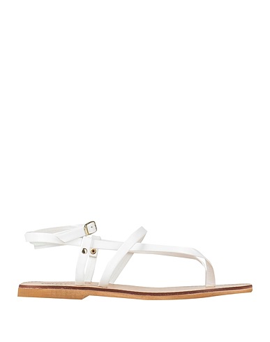 VOLPI DONNA Infradito Bianco Pelle