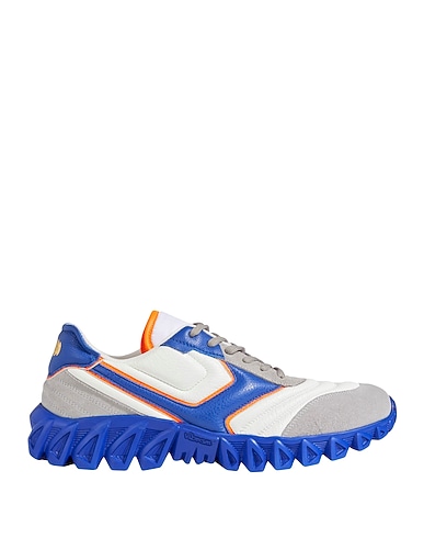 PANTOFOLA D'ORO Sneakers Blue Leather, Textile fibers