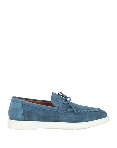 DOUCAL'S Loafers Slate blue Leather