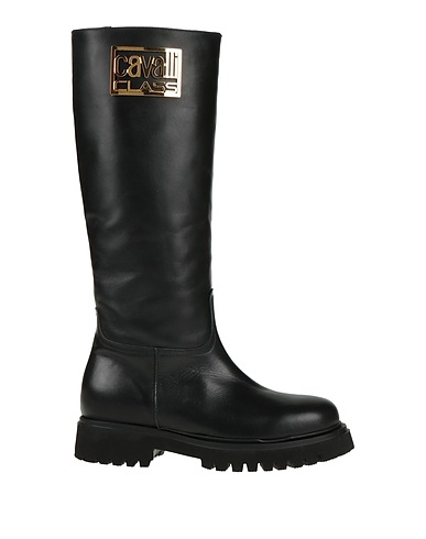 CAVALLI CLASS Boots Black Calfskin