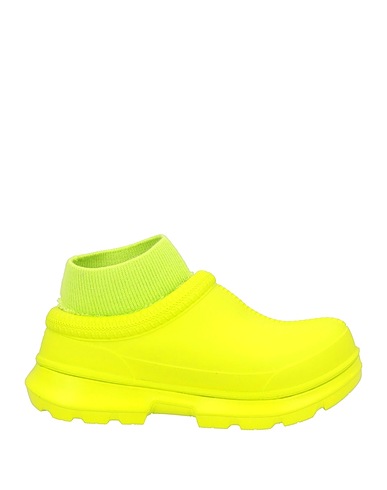 UGG Mules and clogs Lime green Rubber, Textile fibers