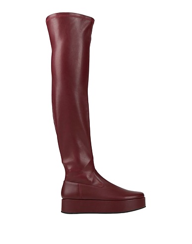 HABILLÉ Boots Burgundy Leather