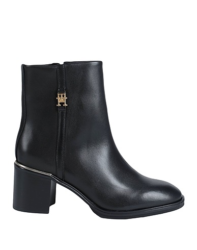 TOMMY JEANS Ankle boot Black 100% Leather