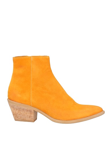 VIVIAN Bottine Jaune-orange Cuir