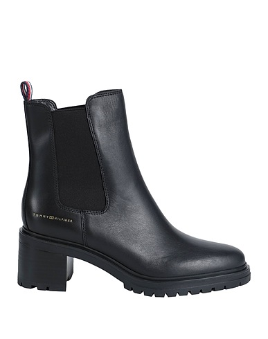 TOMMY HILFIGER Ankle boot Black 100% Leather