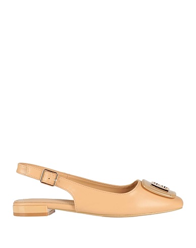 LAURA BIAGIOTTI Ballet flats Sand Textile fibres