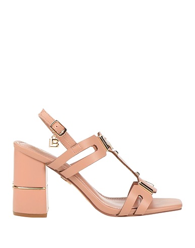 LAURA BIAGIOTTI Sandali Nocciola Fibre tessili