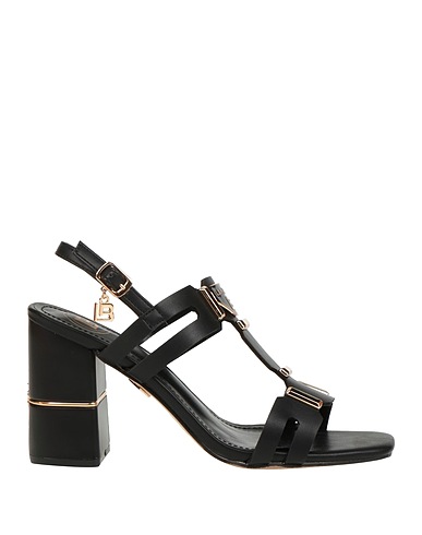 LAURA BIAGIOTTI Sandalen Schwarz Gewebefasern