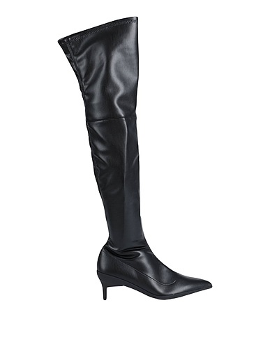 CALVIN KLEIN Stivali Nero 50% Poliestere, 50% Poliuretano