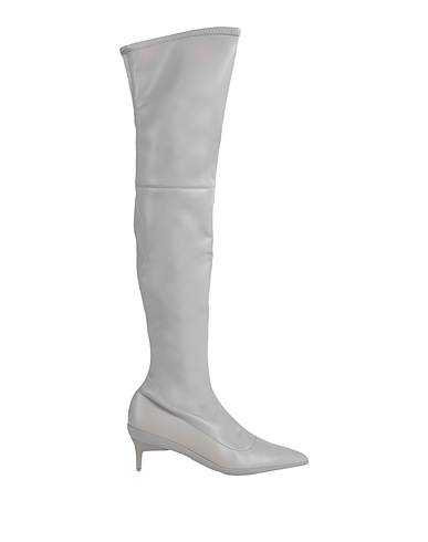 CALVIN KLEIN Boots GRIGIO CHIARO 50% Polyester, 50% Polyurethane