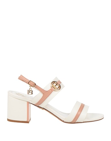 LAURA BIAGIOTTI Sandals White Textile fibers