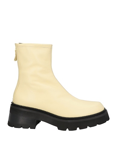 BY FAR Ankle boot Pastel yellow Leather