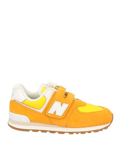 NEW BALANCE Sneakers 574 Marigold Leather, Textile fibers