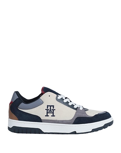 TOMMY HILFIGER Sneakers Midnight blue 72% Leather, 28% Polyurethane