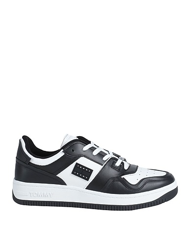 TOMMY JEANS Sneakers Black 88% Leather, 12% Polyurethane