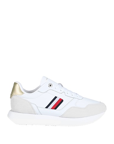 TOMMY HILFIGER Sneakers White 59% Leather, 41% Polyurethane