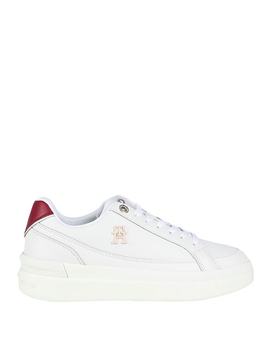 TOMMY HILFIGER Sneakers Weiß 100% Leder