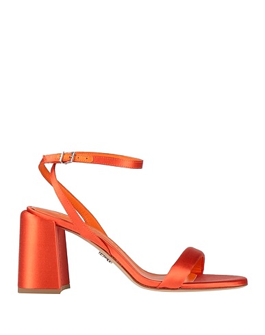SERGIO LEVANTESI Sandalen Orange Gewebefasern