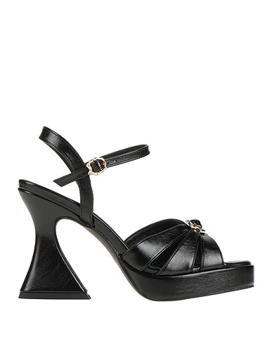NOA HARMON Sandals Black Other Fibres