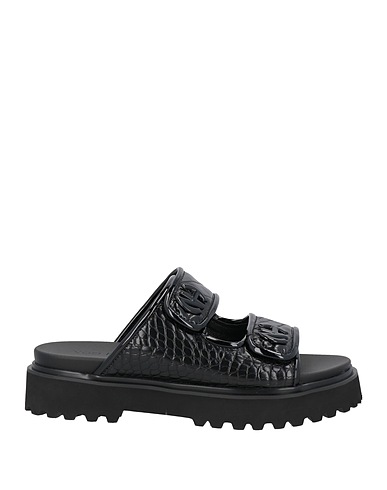 NOA HARMON Sandals Black Other Fibres