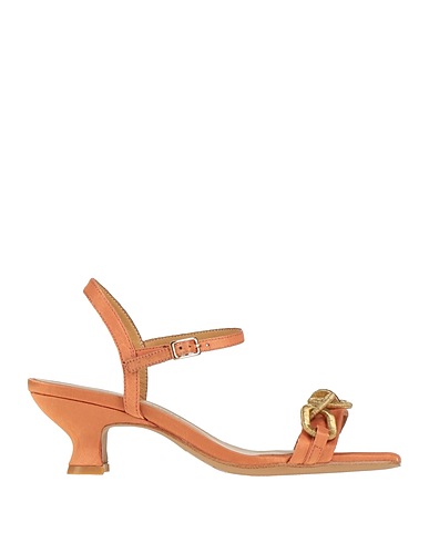 NOA HARMON Sandals Rust Textile fibres