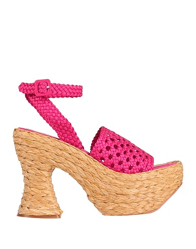 PALOMA BARCELÓ Espadrilles Fuchsia Textile fibres