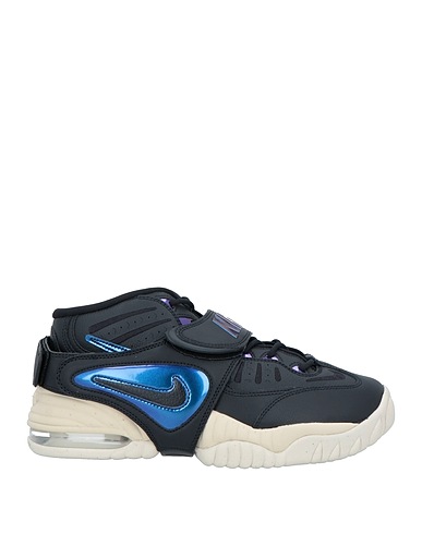 NIKE Sneakers Black Leather, Textile fibres