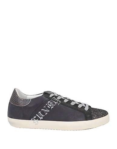 NIRA RUBENS Sneakers Charcoal Leather, Textile fibres