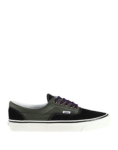 VANS Sneakers Black Leather, Textile fibres