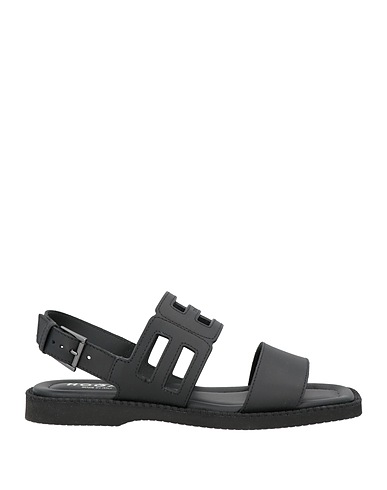 HOGAN Sandals Black Leather