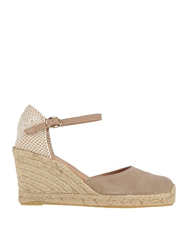 ABARCA Espadrilles Grey Leather, Textile fibers