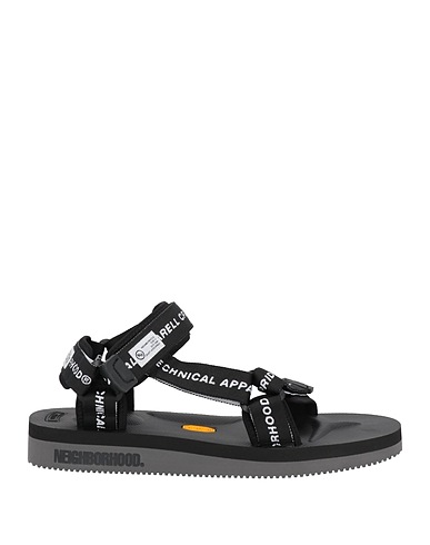 SUICOKE X NEIGHBORHOOD Sandals Black Polyester, Nylon
