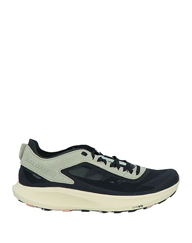 SALOMON Sneakers Nero Pelle, Fibre tessili, Gomma