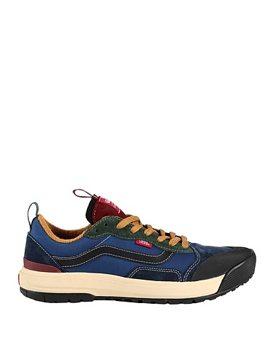VANS Sneakers Blue Textile fibers, Leather
