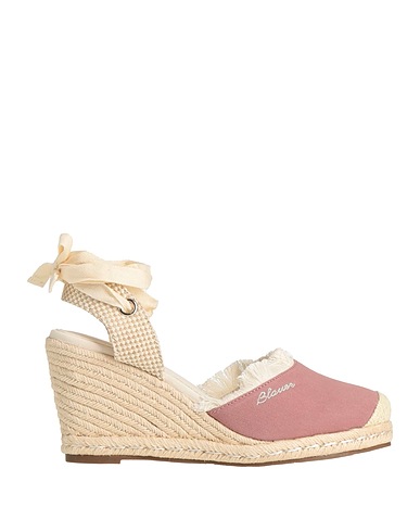 BLAUER. Espadrilles Antique rose Textile fibres