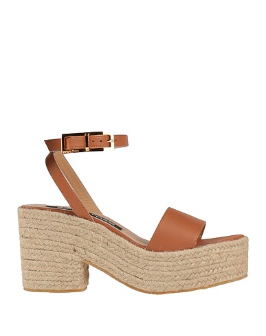 SERGIO ROSSI Espadrilles Light brown Leather