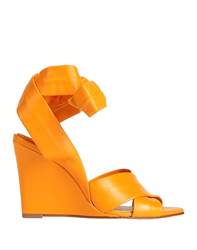 TORY BURCH Sandali Mandarino Pelle