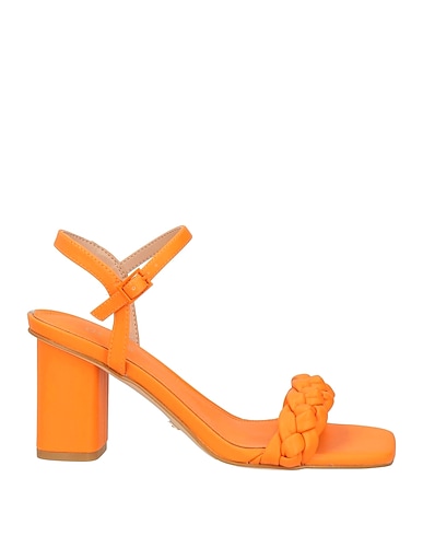 GUESS Sandals Orange Textile fibres