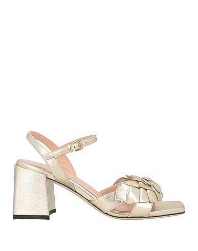 EVALUNA Sandals Platinum Leather